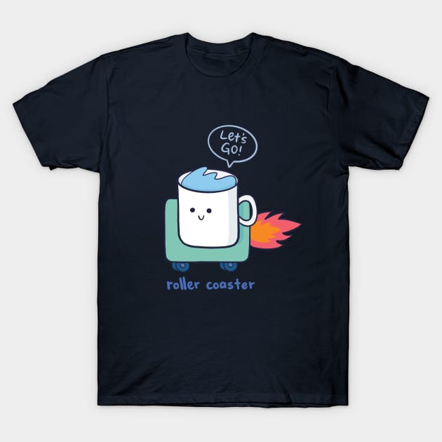 Funny Roller Coaster T-Shirt by awesomesaucebysandy